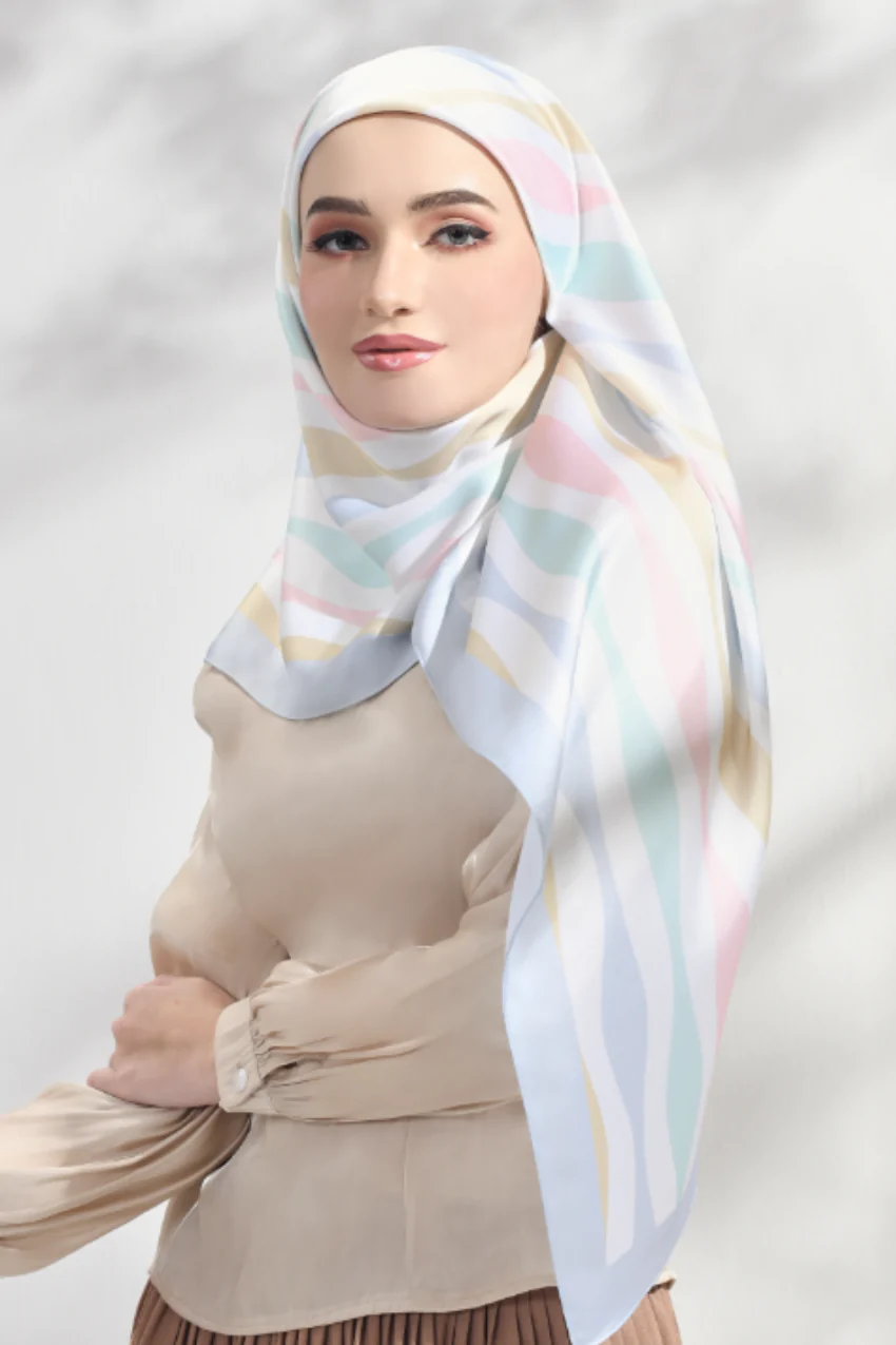 Women's Multi Color Soft Smoothy Silk Hijab