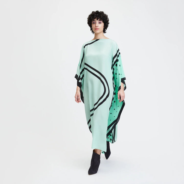 Women's French Moss Kaftans - BlackBeads