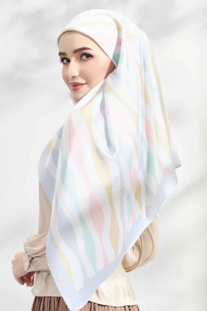 Women's Multi Color Soft Smoothy Silk Hijab