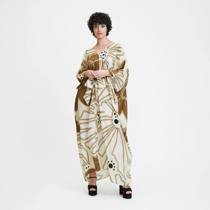 Women's French Moss Kaftans - BlackBeads