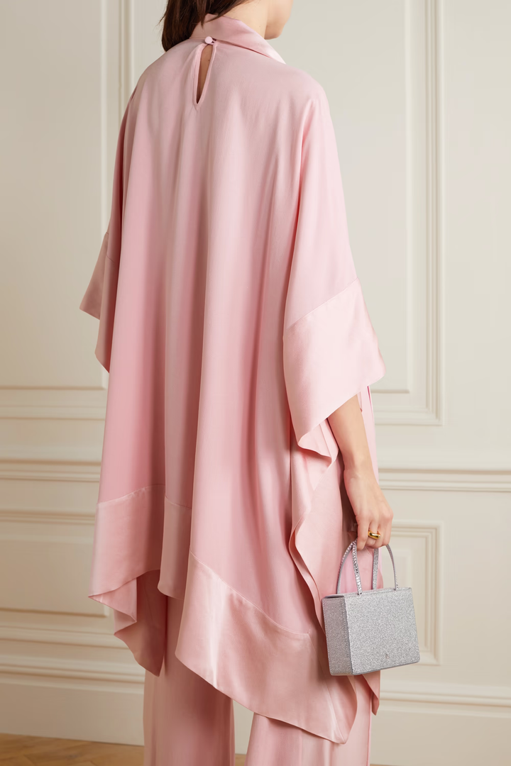 Women's Pink Viscose Kaftan Sets - BlackBeads