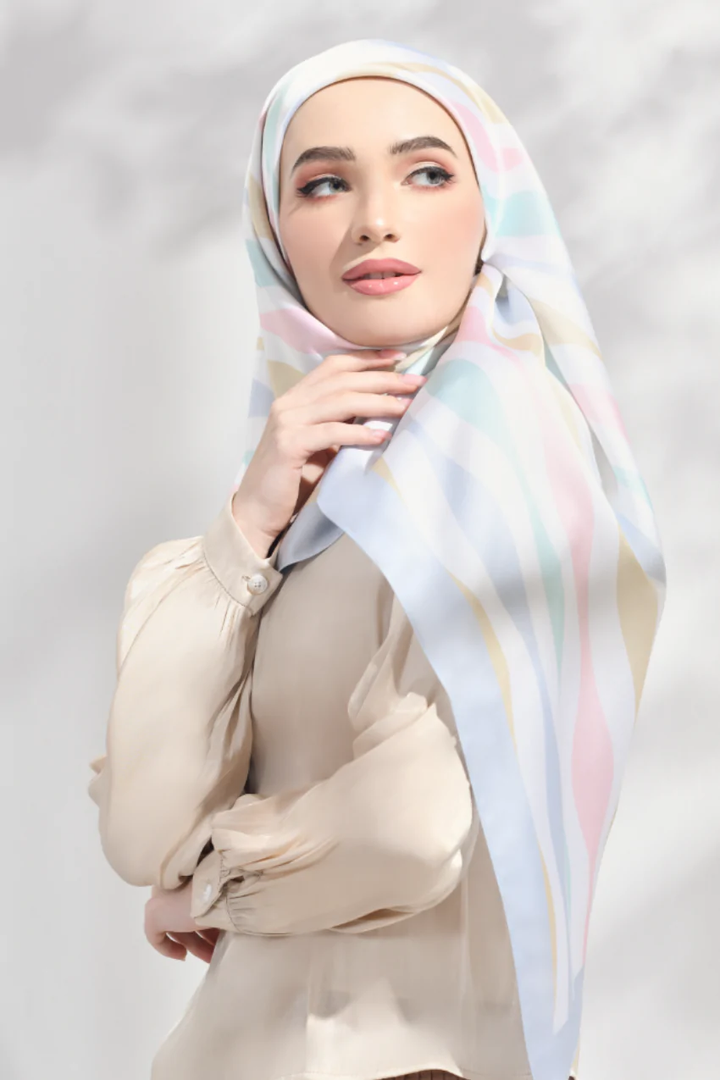 Women's Multi Color Soft Smoothy Silk Hijab