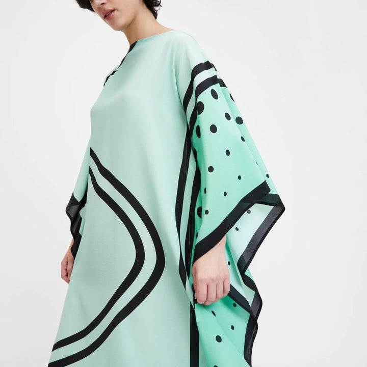 Women's French Moss Kaftans - BlackBeads