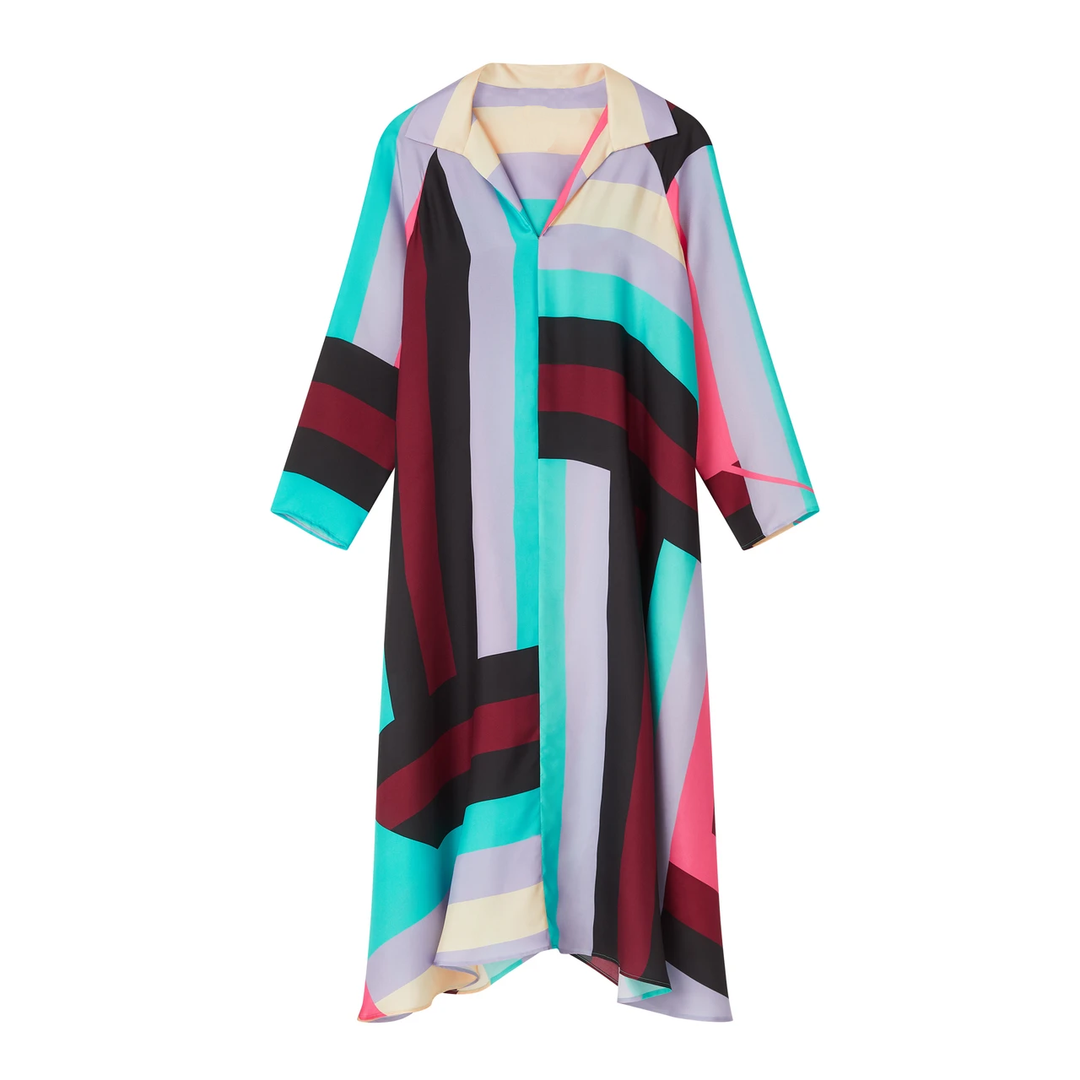 Women's French Crepe Kaftans - BlackBeads