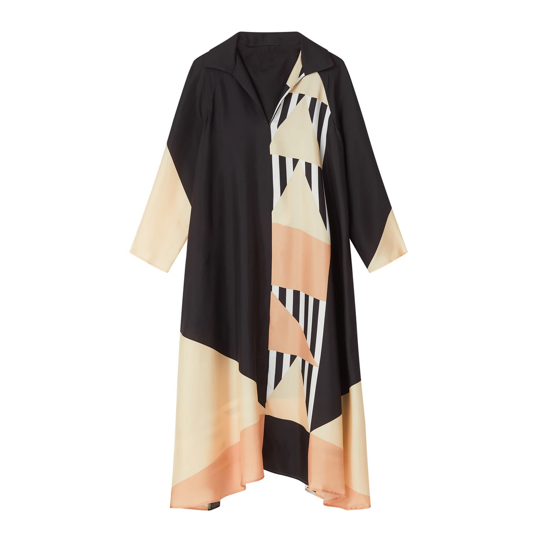 Women's French Crepe Kaftans - BlackBeads