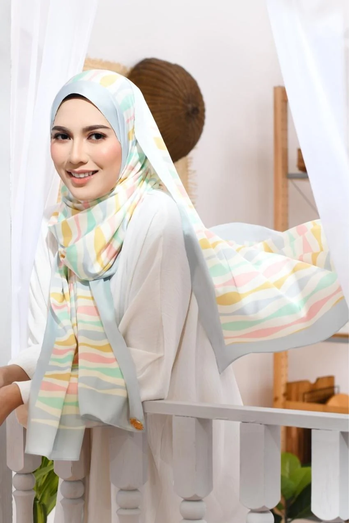 Women's Multi Color Soft Smoothy Silk Hijab