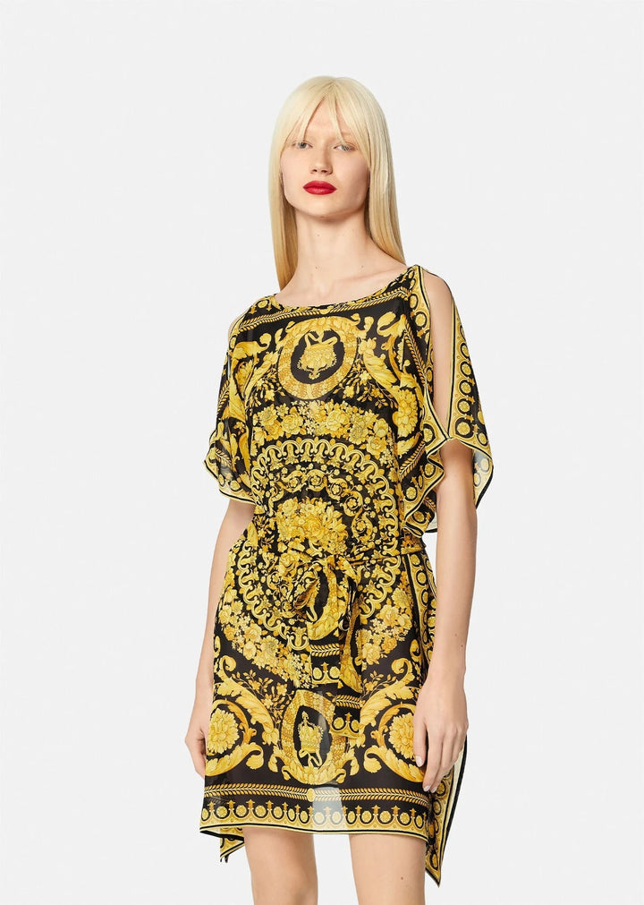 The Versace Print Kaftan With Belt