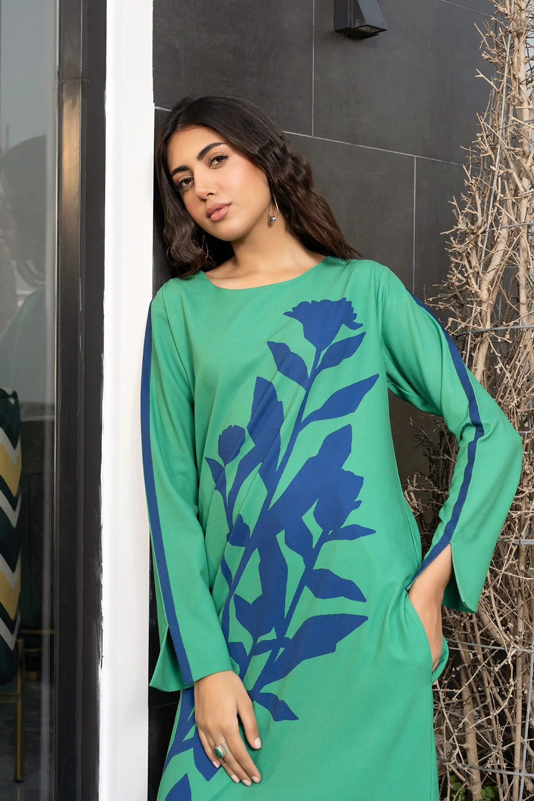 Blue Tulips Kaftan