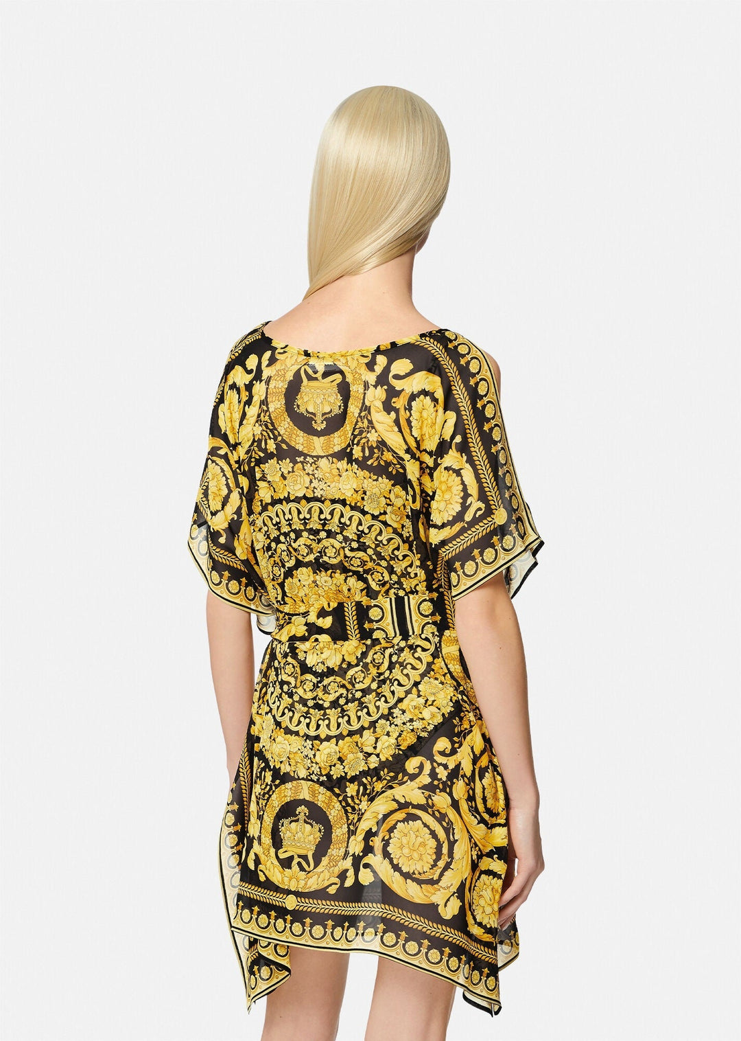 The Versace Print Kaftan With Belt