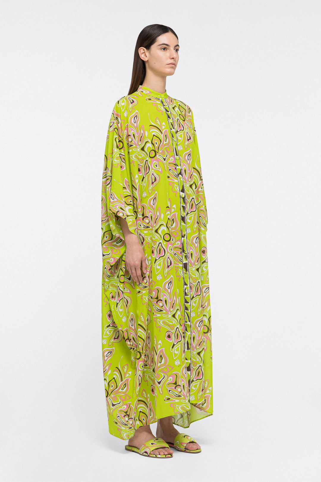 Women's Butterfly Effect French Moss Kaftan