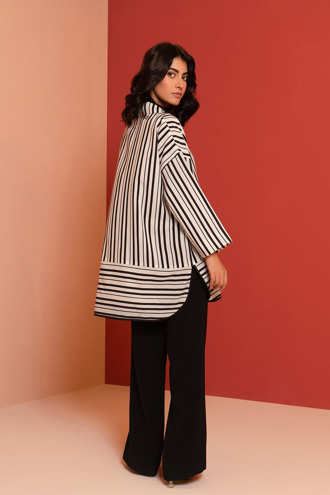 Zebra Crossing Top And Pant Set