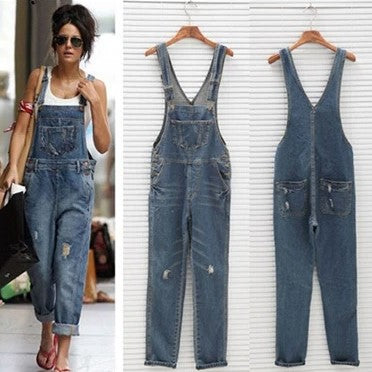 Women’s Loose Denim Jumpsuit