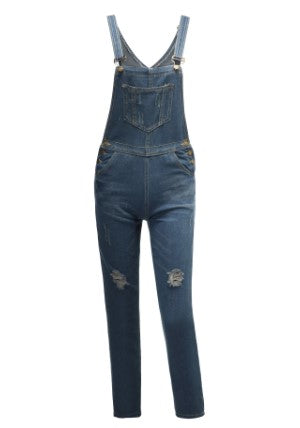 Women’s Loose Denim Jumpsuit