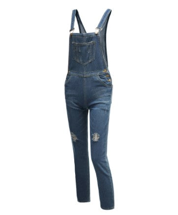 Women’s Loose Denim Jumpsuit