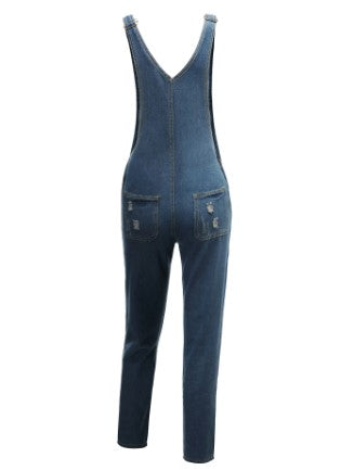 Women’s Loose Denim Jumpsuit